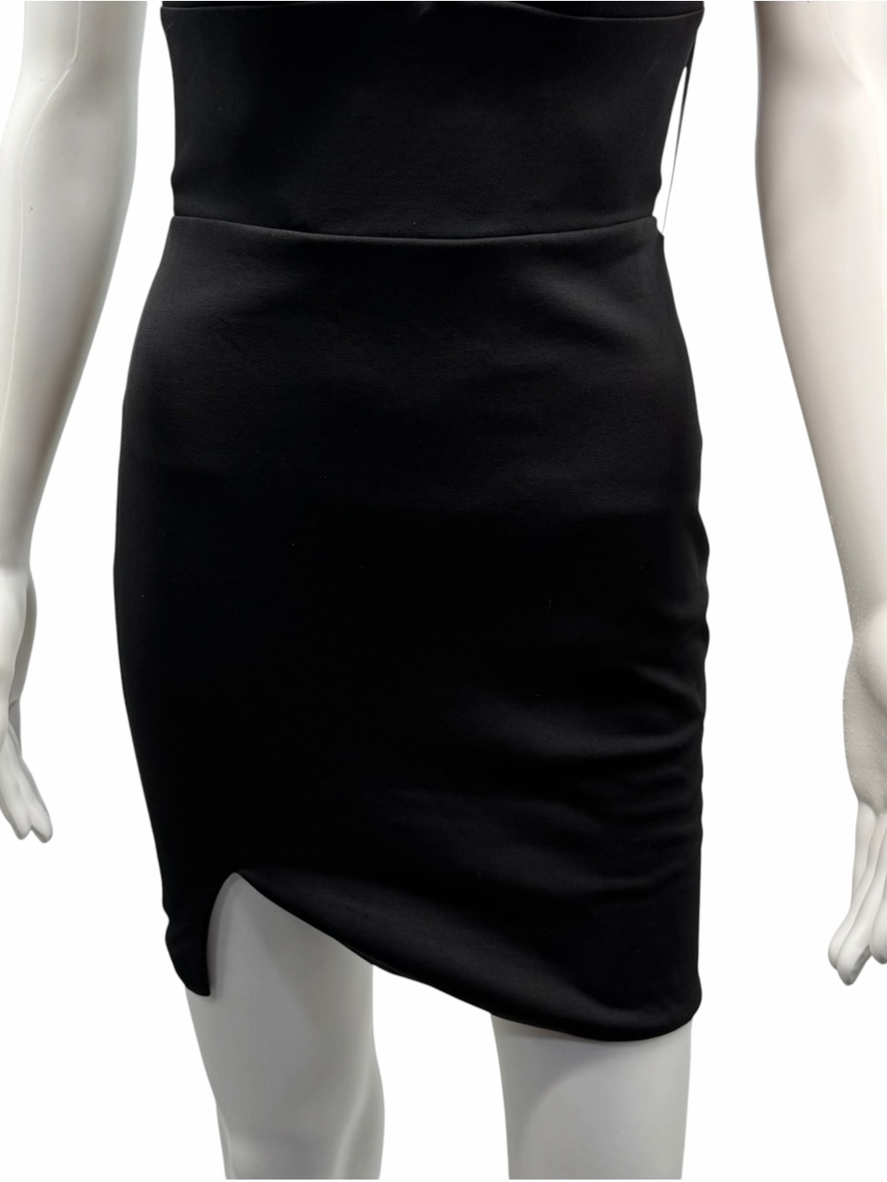 NWT La Femme 31758 Black Strappy Back Mini Dress Size 00 - Picture 4 of 10